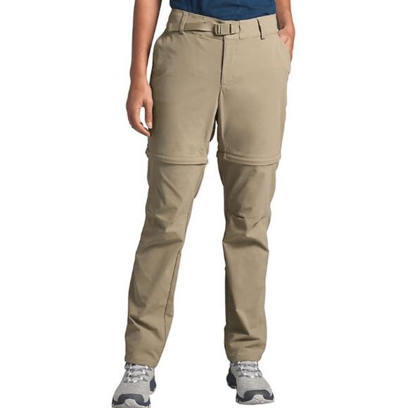 The North Face Paramount Convertible Mid-Rise Khaki Pant Size 4 - Picture 1 of 11